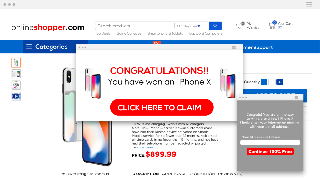 intrusive popups brandlock