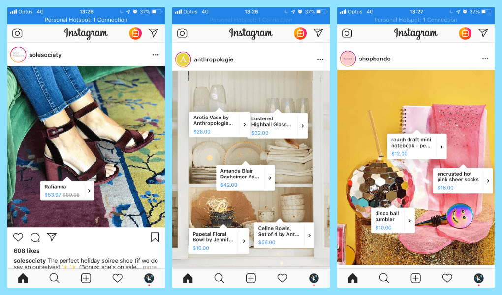 instagram shopping - increase ecommerce revenue