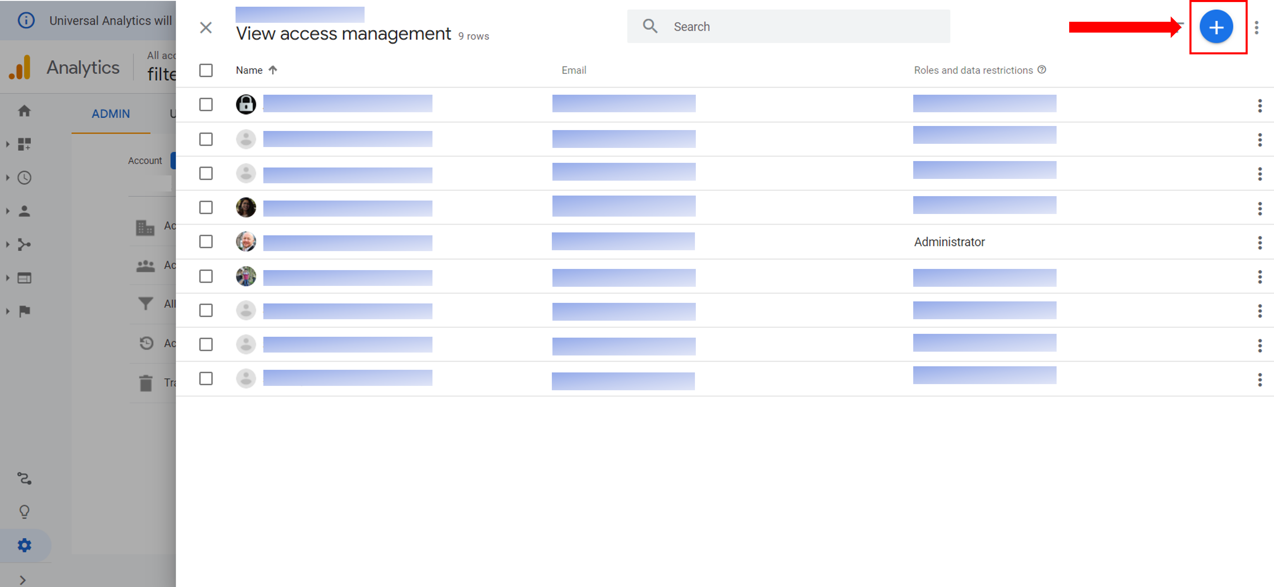 Google Analytics user management access guidee